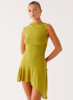 Lanai Mesh Mini Dress - Lime - 图片 5