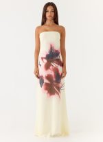 Lariettea Strapless Maxi Dress - Velvet Bloom - 图片 4