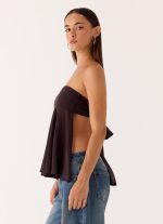 Last I Heard Top - Chocolate - 图片 2