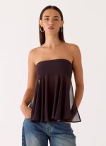 Last I Heard Top - Chocolate