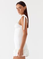 Laufey Mini Dress - White - 图片 2