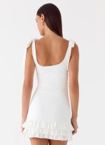 Laufey Mini Dress - White - 图片 3