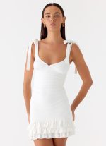 Laufey Mini Dress - White