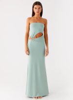 Laurella Maxi Dress - Sage - 图片 2