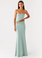 Laurella Maxi Dress - Sage - 图片 5