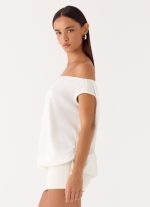 Leighken Knit Mini Dress - White - 图片 6