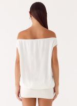 Leighken Knit Mini Dress - White - 图片 7