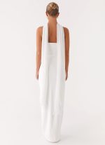 Libra Maxi Dress - White - 图片 4