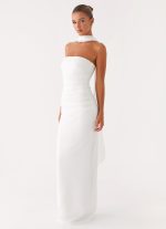Libra Maxi Dress - White