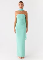 Libra Maxi Dress - Aqua - 图片 4