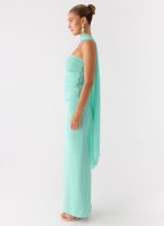 Libra Maxi Dress - Aqua - 图片 2