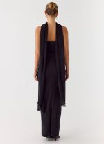 Libra Maxi Dress - Black - 图片 6