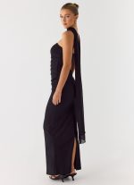 Libra Maxi Dress - Black - 图片 7