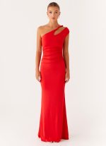Lopez Maxi Dress - Tangerine - 图片 2