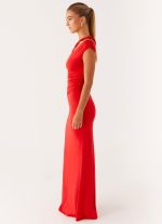Lopez Maxi Dress - Tangerine - 图片 3