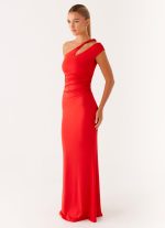 Lopez Maxi Dress - Tangerine - 图片 5