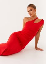 Lopez Maxi Dress - Tangerine - 图片 6