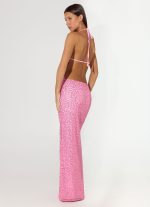 Lorenz Sequin Maxi Dress - Pink - 图片 4