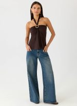 Lorenza Halter Top - Chocolate Torte - 图片 6