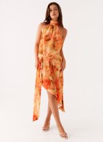 Lou Midi Dress - Sunset Floral - 图片 6