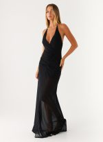 Louvre Maxi Dress - Black - 图片 6