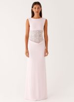 Love Tease Maxi Dress - Baby Pink - 图片 4