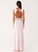 Love Tease Maxi Dress - Baby Pink - 图片 3