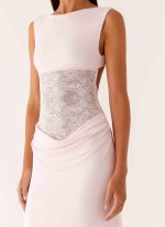 Love Tease Maxi Dress - Baby Pink - 图片 6