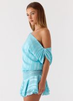 Lowey Mini Dress - Pale Blue - 图片 2