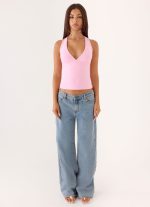 Lua Halter Top - Pink - 图片 4