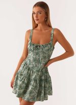 Lucie Linen Mini Dress - Cloud Nine Floral - 图片 6