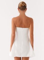 Lucille Mini Dress - White - 图片 4
