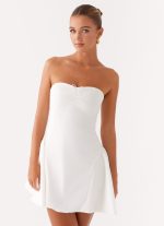 Lucille Mini Dress - White - 图片 5