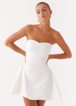 Lucille Mini Dress - White - 图片 6