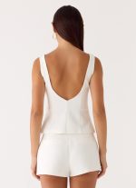 Lulita Top - White - 图片 2