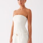Lume Strapless Mini Dress - Ivory