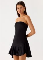 Luna Night Mini Dress - Black - 图片 5
