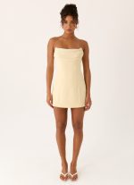 Luna Rosa Mini Dress - Baby Yellow - 图片 6
