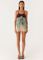 Lyrica Halter Top - Aqua Blur - 图片 4