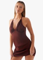 Mabel Halter Top - Chocolate - 图片 6