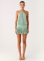 Mable Mini Dress - Green - 图片 4
