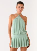 Mable Mini Dress - Green - 图片 5