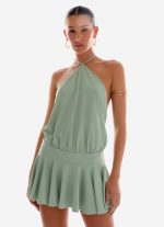 Mable Mini Dress - Green - 图片 6