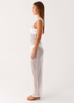 Maeva Maxi Dress - White - 图片 3