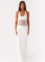 Main Focus Maxi Dress - White