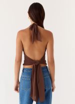 Malachi Beaded Top - Chocolate - 图片 4