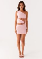 Malli Cut Out Mini Dress - Pink - 图片 2