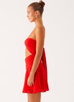 Marbella Mini Dress - Red - 图片 6