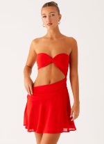 Marbella Mini Dress - Red - 图片 2