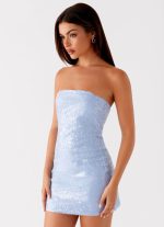 Martini Mini Dress - Blue - 图片 3